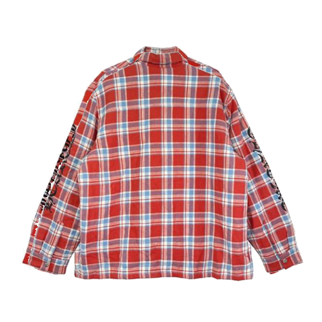 Chrome Hearts Printed Sleeve Lined Plaid Jacket