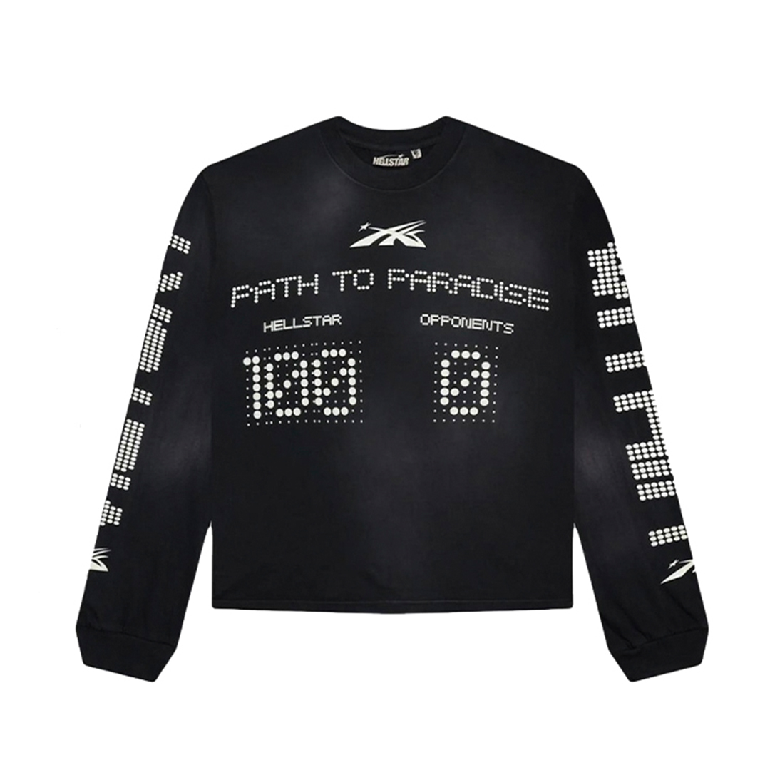 Coco Shoes Hellstar Scoreboard Long-Sleeve T-Shirt Black