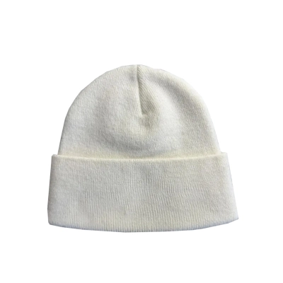 Chrome Hearts Cream White Horseshoe Beanie 02