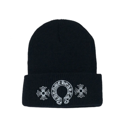 Coco Shoes Chrome Hearts Horse Shoe Beanie Black 01