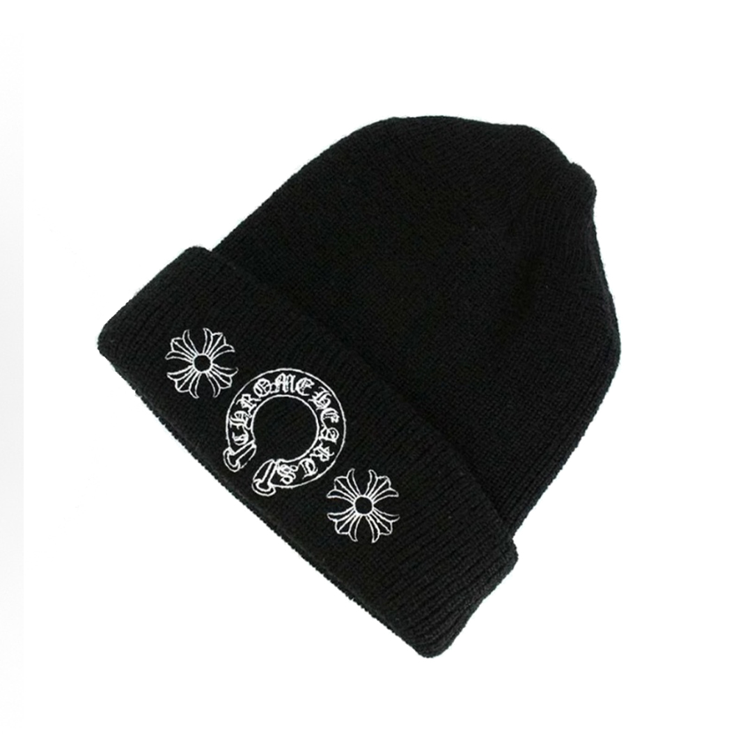 Coco Shoes Chrome Hearts Horse Shoe Beanie Black