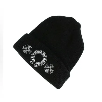 Coco Shoes Chrome Hearts Horse Shoe Beanie Black 02
