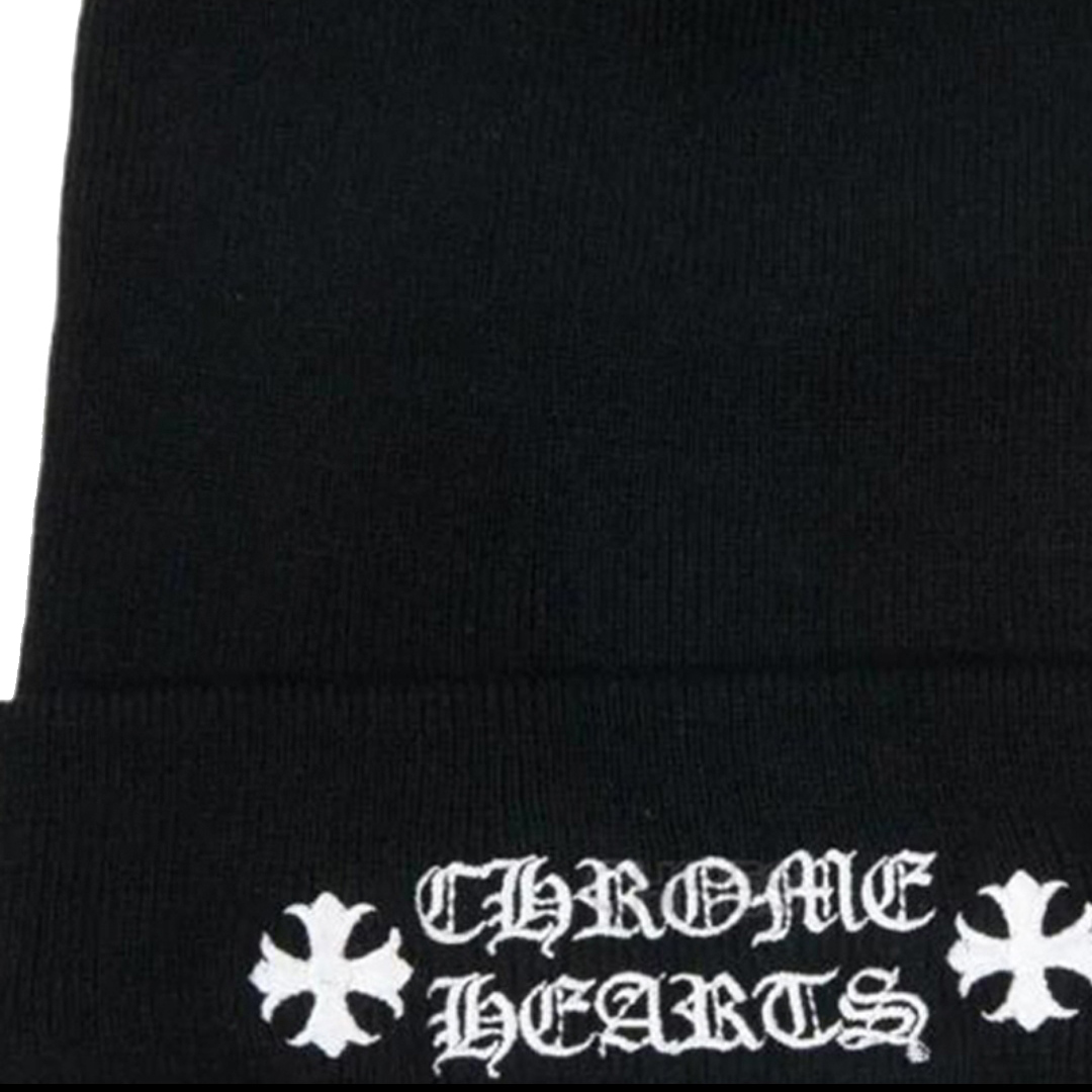 Chrome Hearts Logo Beanie Black
