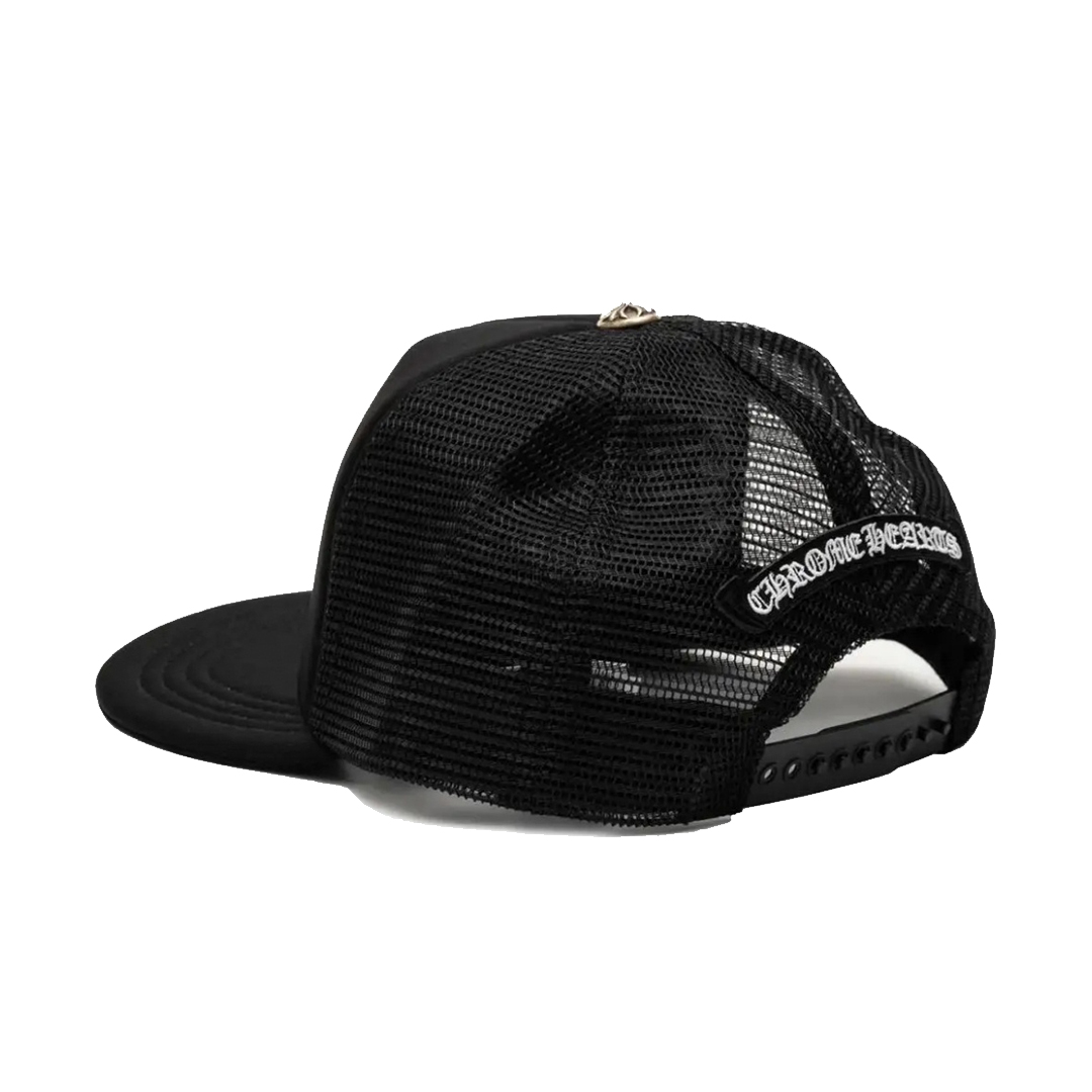 Coco Shoes Chrome Hearts Multi Color Crosses Trucker Hat Pure Black