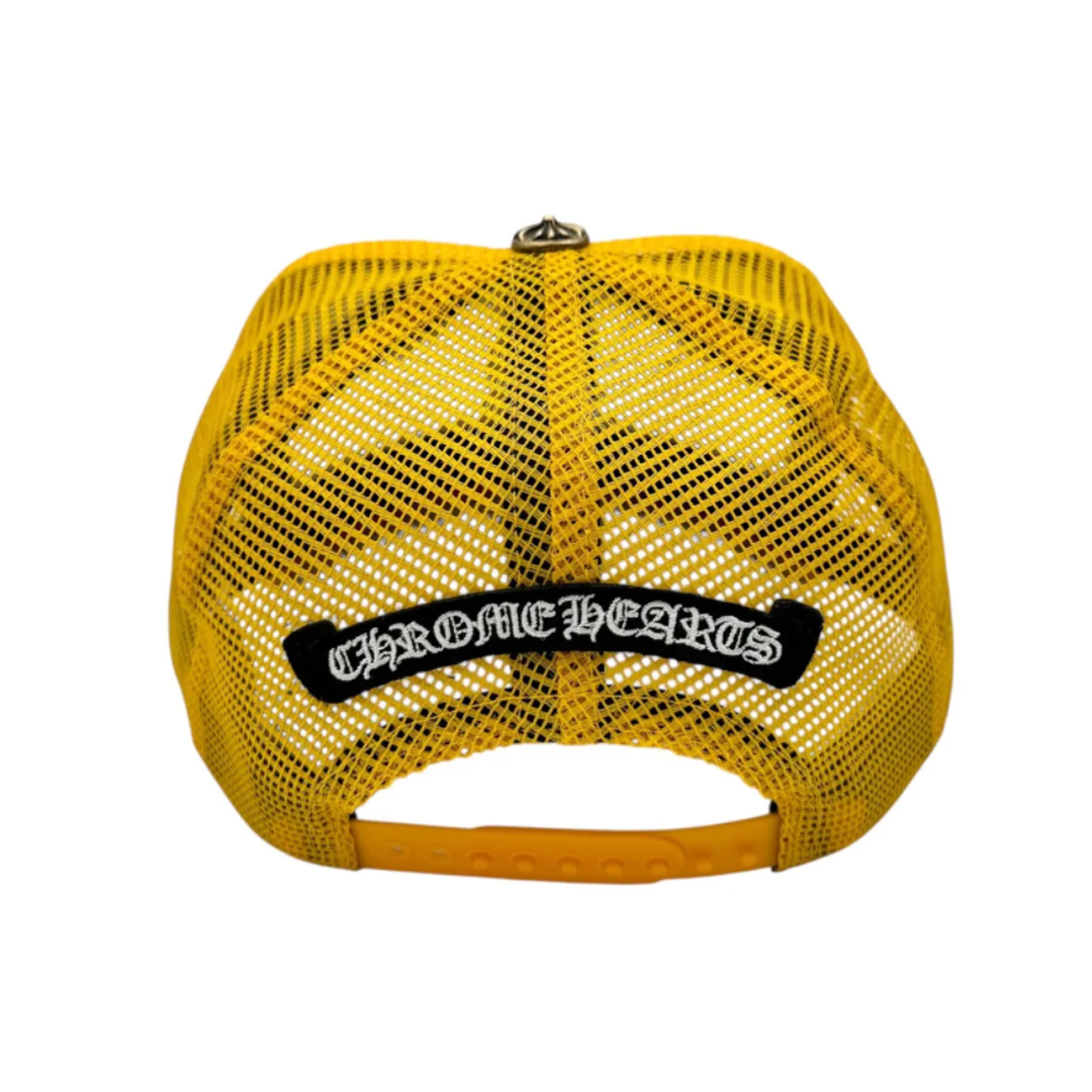 Coco Shoes Chrome Hearts Multi Color Crosses Trucker Hat Yellow