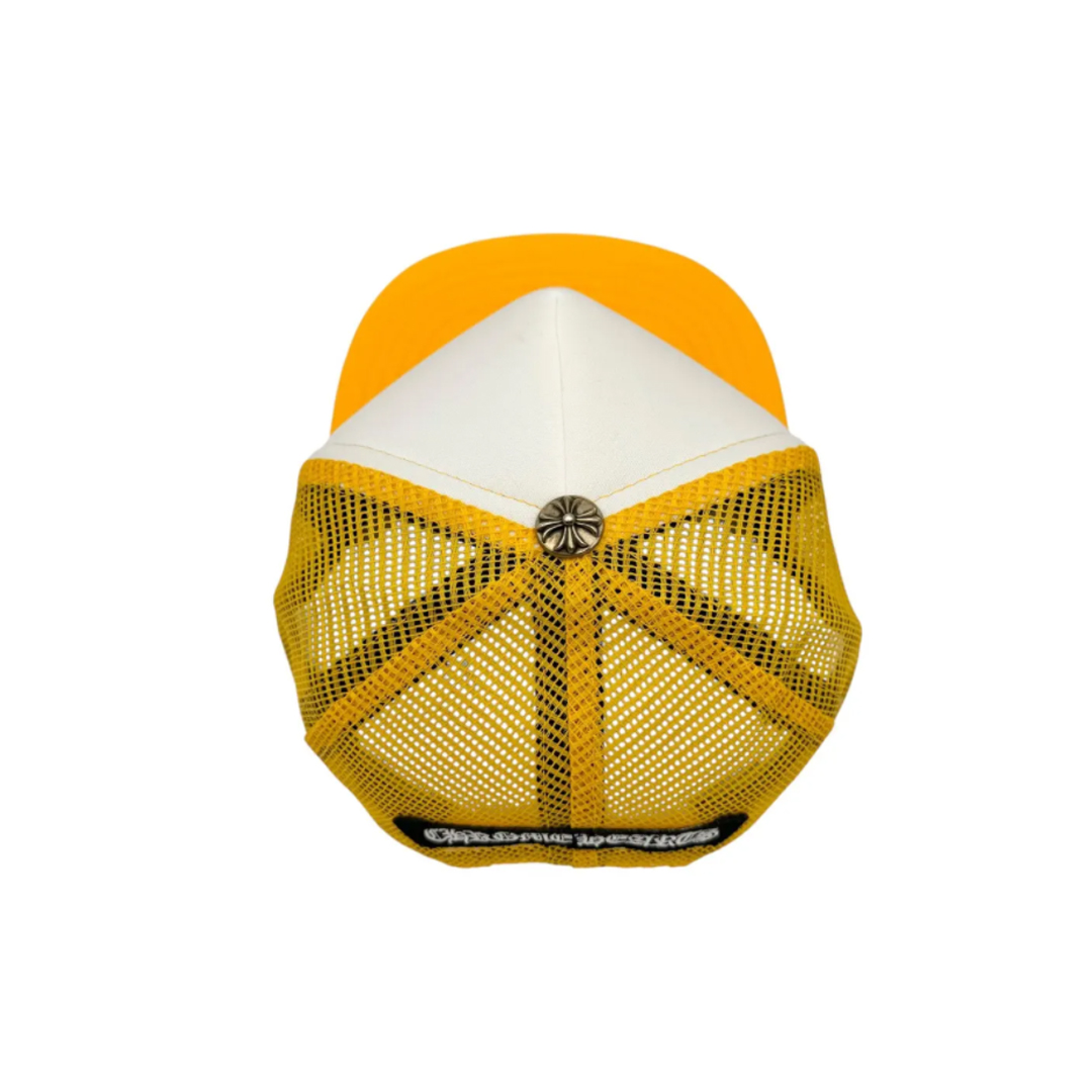 Coco Shoes Chrome Hearts Multi Color Crosses Trucker Hat Yellow