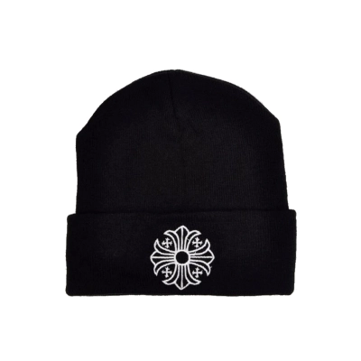 Chrome Hearts Plus Cross Beanie Black 01