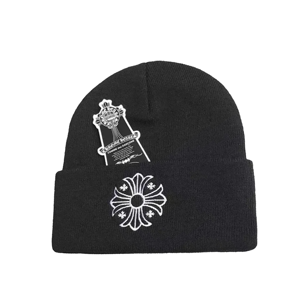 Chrome Hearts Plus Cross Beanie Black