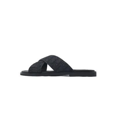 Dior Alias Sandal Black Dior Oblique Jacquard 01