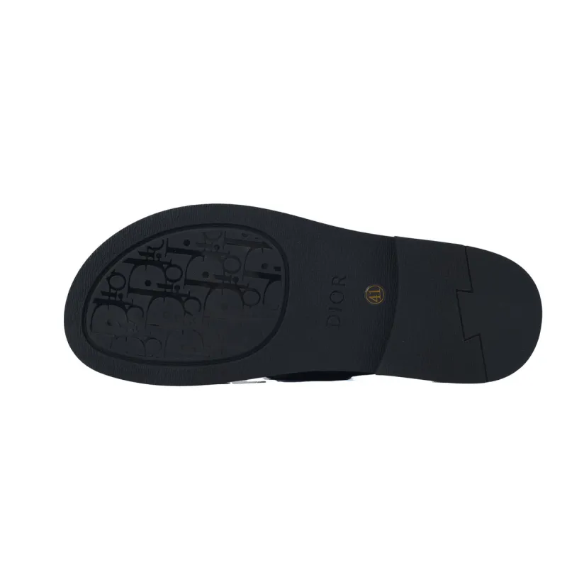 Dior Alias Sandal Black Dior Oblique Jacquard
