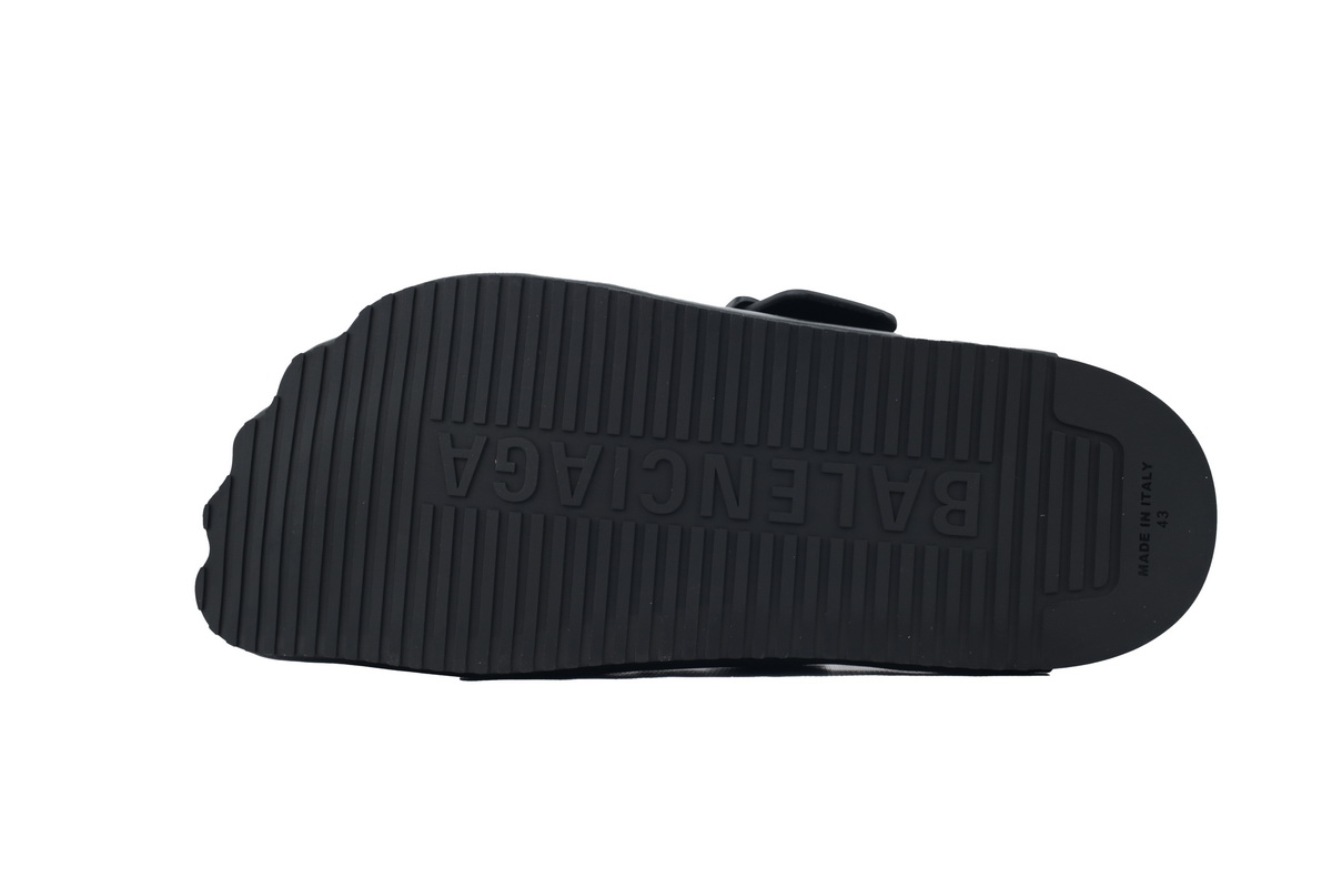 Balenciaga Sunday Mule Black Matte Calfskin