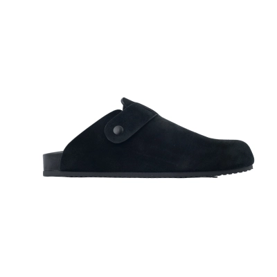Coco Shoes Balenciaga Sunday Suede Mules Black 02