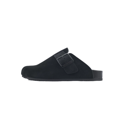 Coco Shoes Balenciaga Sunday Suede Mules Black 01