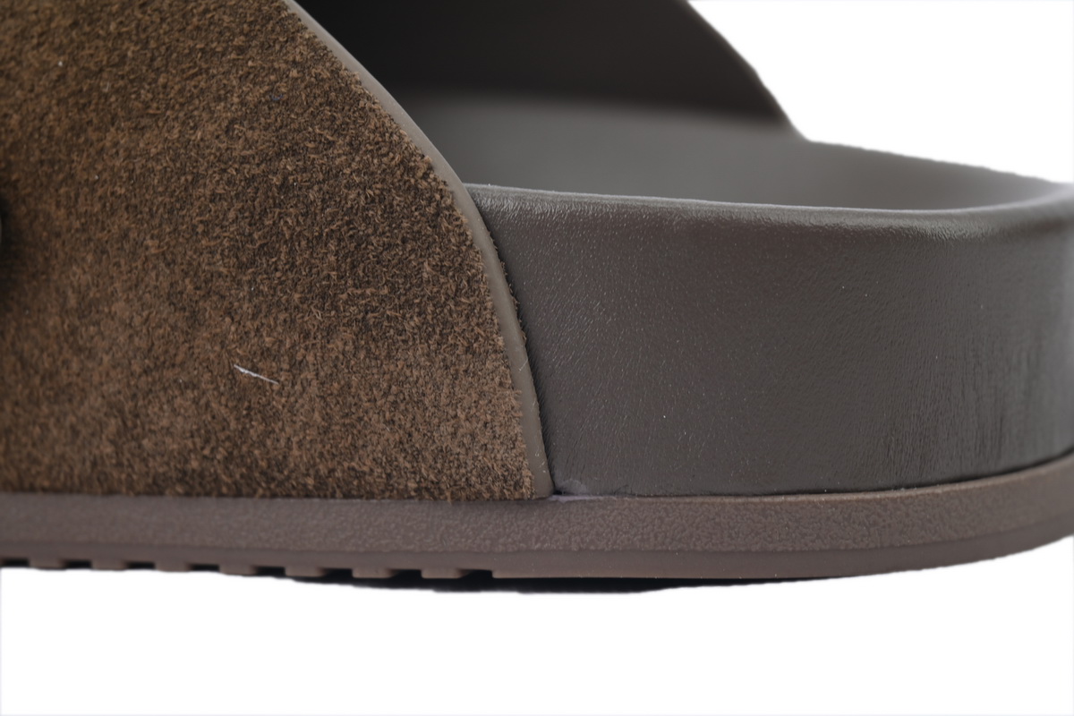 Coco Shoes Balenciaga Sunday Suede Mules Brown