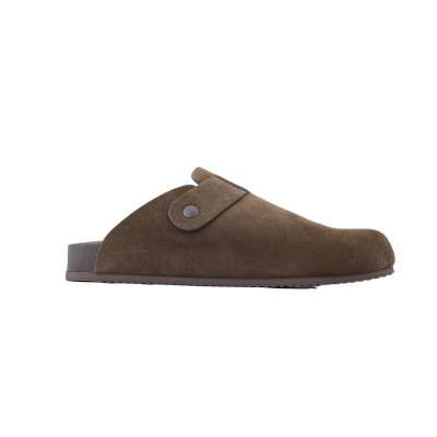 Coco Shoes Balenciaga Sunday Suede Mules Brown 02