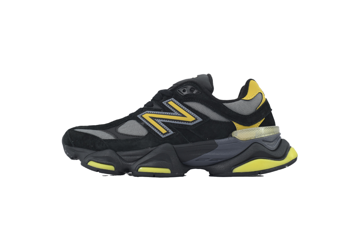Coco Shoes New Balance 9060 Black Yellow
