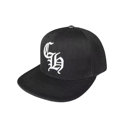 Chrome Hearts CH Snapback Trucker Cap  Black 01