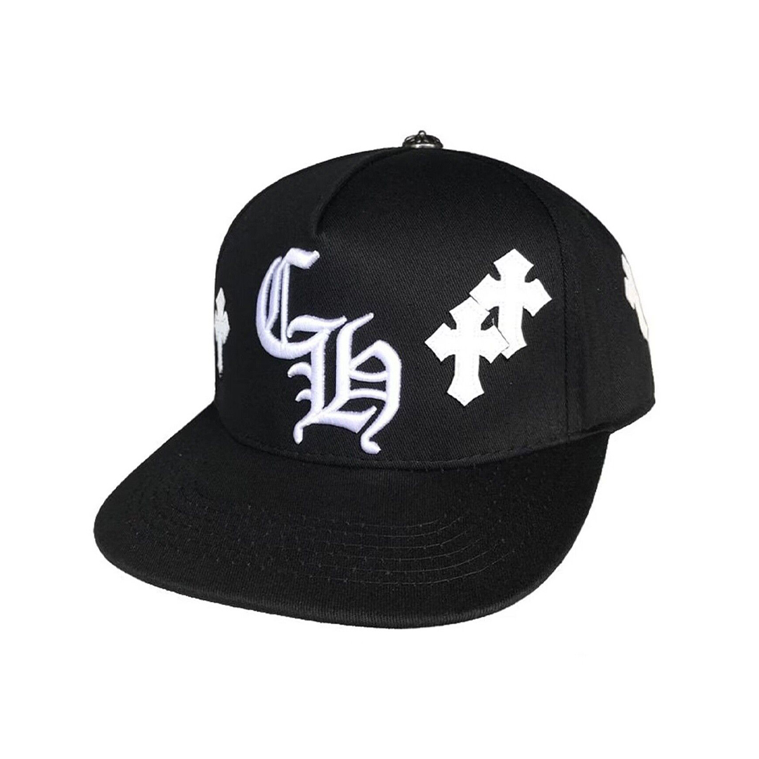 Chrome Hearts Cross Patch Baseball Hat Black