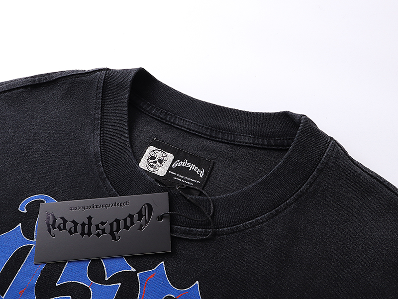 Coco Shoes Godspeed Dream Team Long Sleeve T-shirt #1106 Black Wash   