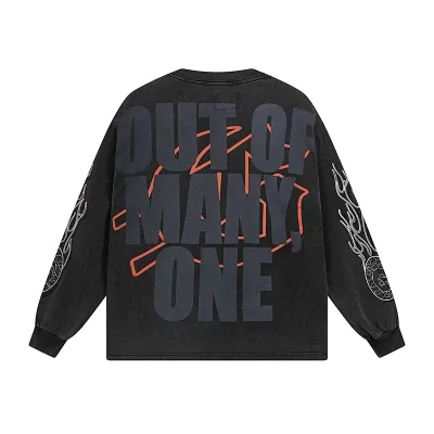 Godspeed Khaos Long Sleeve T-Shirt #1098 Black Wash 02