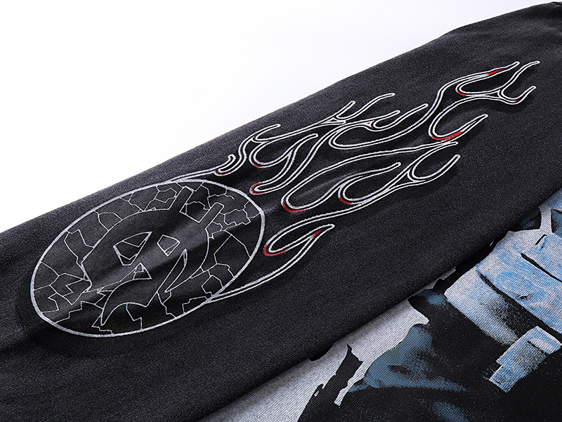 Coco Shoes Godspeed Khaos Long Sleeve T-Shirt #1098 Black Wash