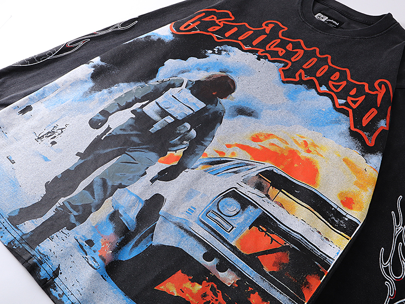 Coco Shoes Godspeed Khaos Long Sleeve T-Shirt #1098 Black Wash