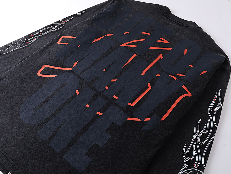 Coco Shoes Godspeed Khaos Long Sleeve T-Shirt #1098 Black Wash