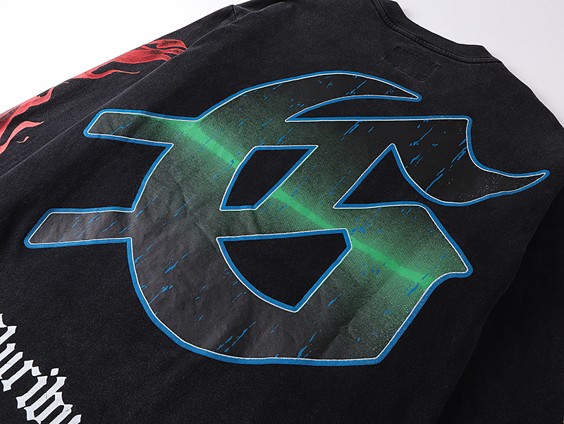 Coco Shoes Godspeed Life's A Gamble Long Sleeve T-Shirt #1099 Black Wash