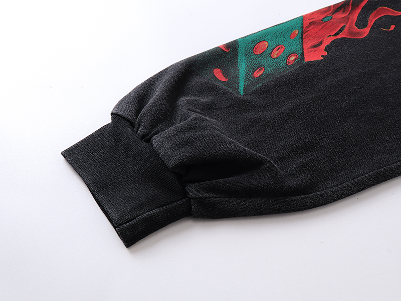 Coco Shoes Godspeed Life's A Gamble Long Sleeve T-Shirt #1099 Black Wash