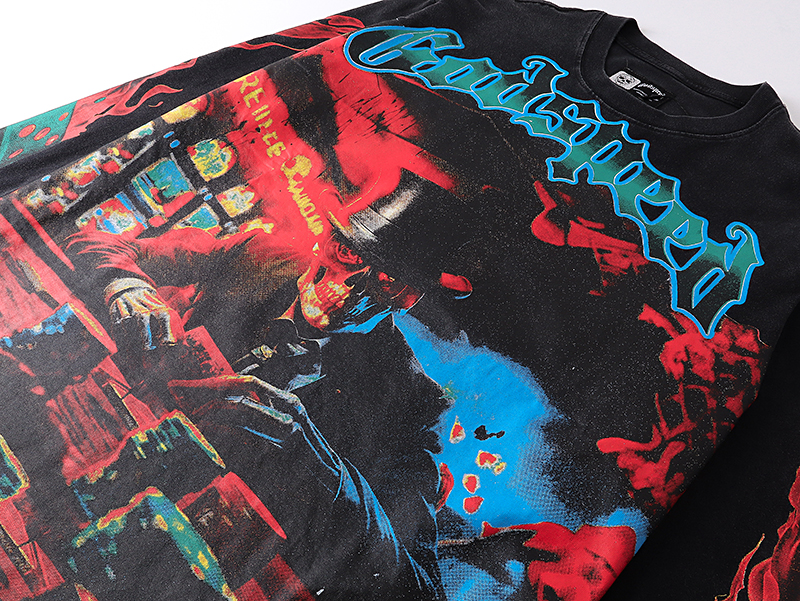 Coco Shoes Godspeed Life's A Gamble Long Sleeve T-Shirt #1099 Black Wash