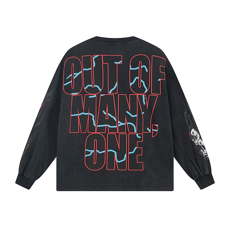 Coco Shoes Godspeed Pit Stop L/S Thermal T-shirt #1101 Black/Blue Wash