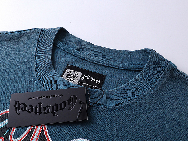 Coco Shoes Godspeed Pit Stop L/S Thermal T-shirt #1101 Black/Blue Wash