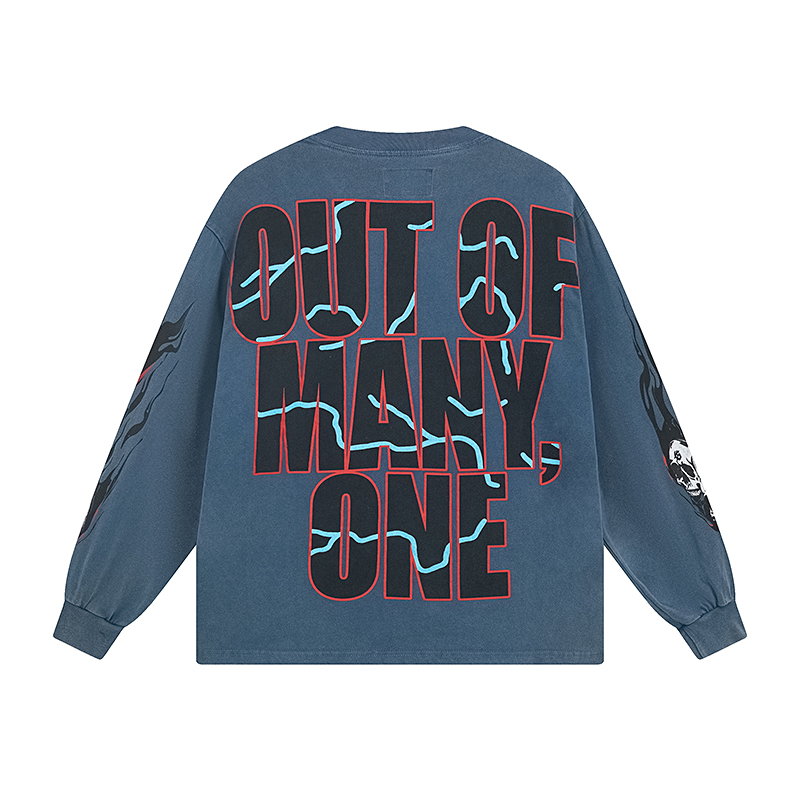 Coco Shoes Godspeed Pit Stop L/S Thermal T-shirt #1101 Black/Blue Wash