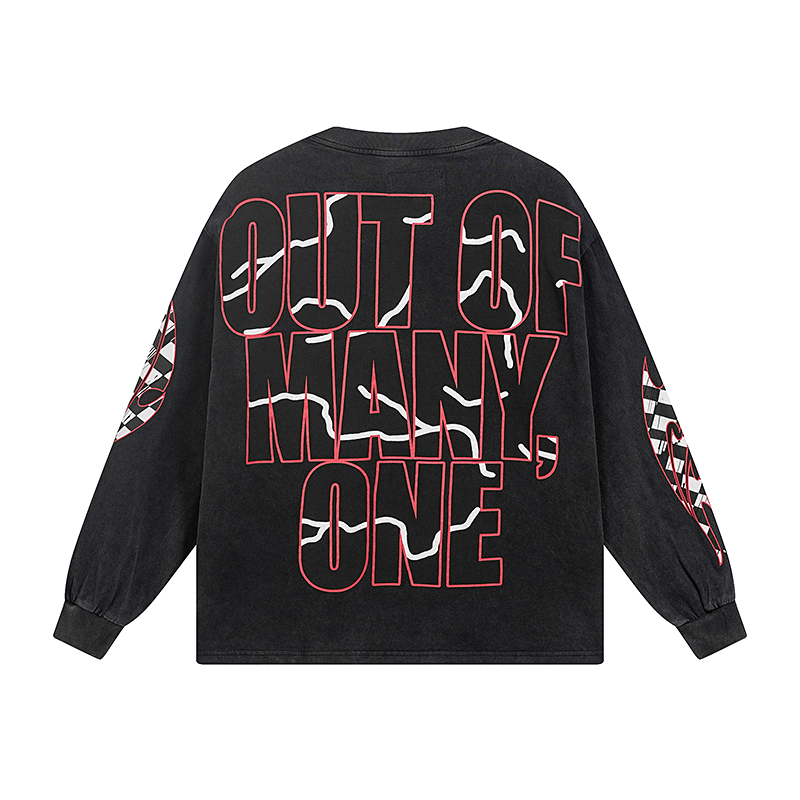 Coco Shoes Godspeed Racer Goldie Long Sleeve T-shirt #1102 Black Wash   