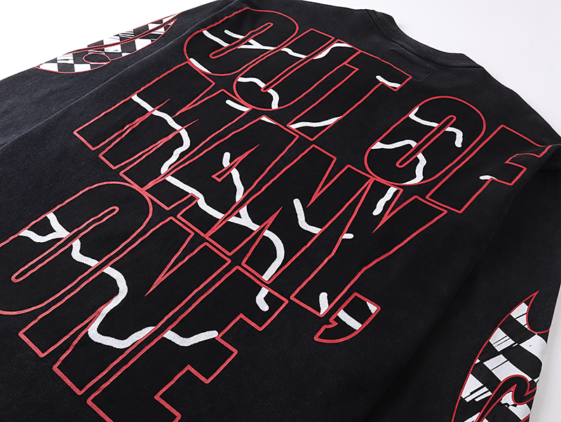 Coco Shoes Godspeed Racer Goldie Long Sleeve T-shirt #1102 Black Wash   