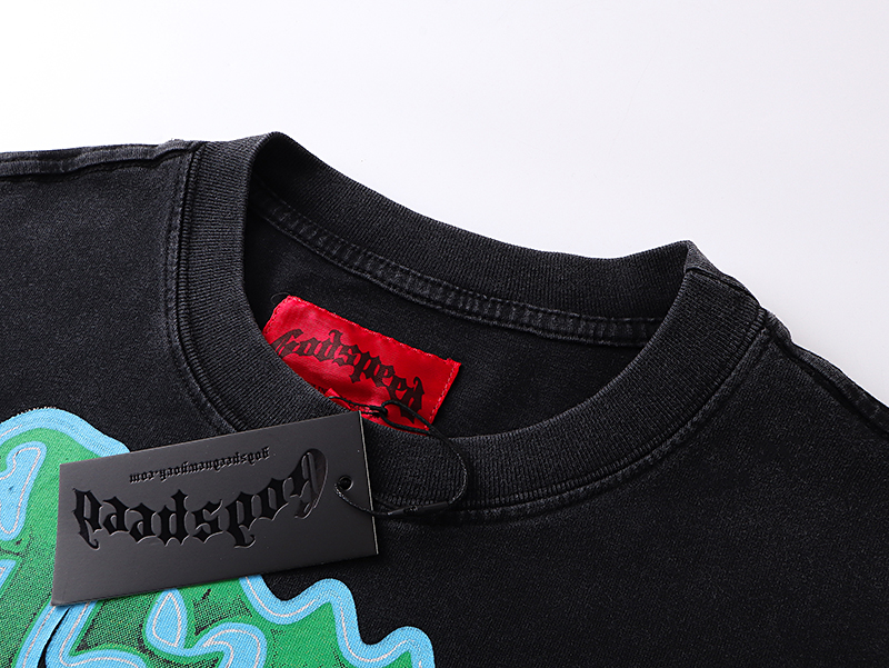 Coco Shoes Godspeed Sunset Drift Long Sleeve T-shirt #1105 Black Wash   