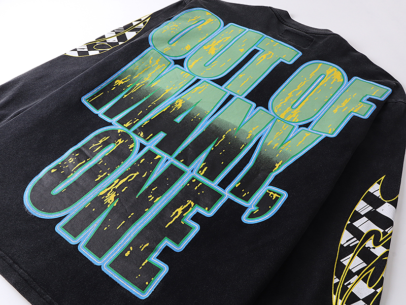 Coco Shoes Godspeed Sunset Drift Long Sleeve T-shirt #1105 Black Wash   