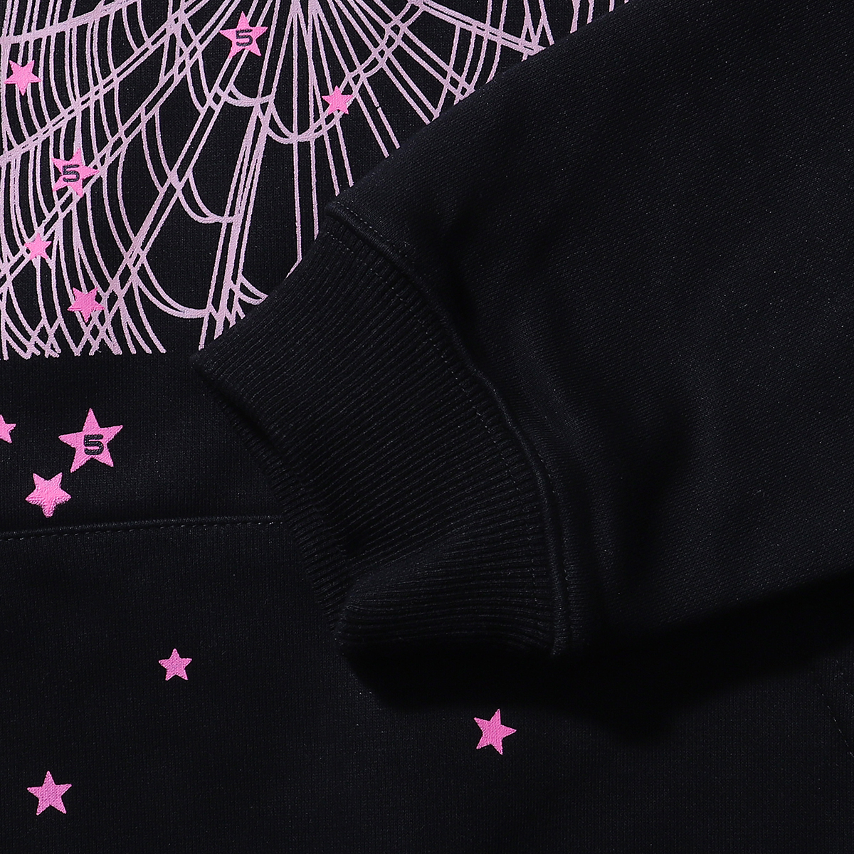 Sp5der Angel Number Hoodie & Sweatpant Set Black