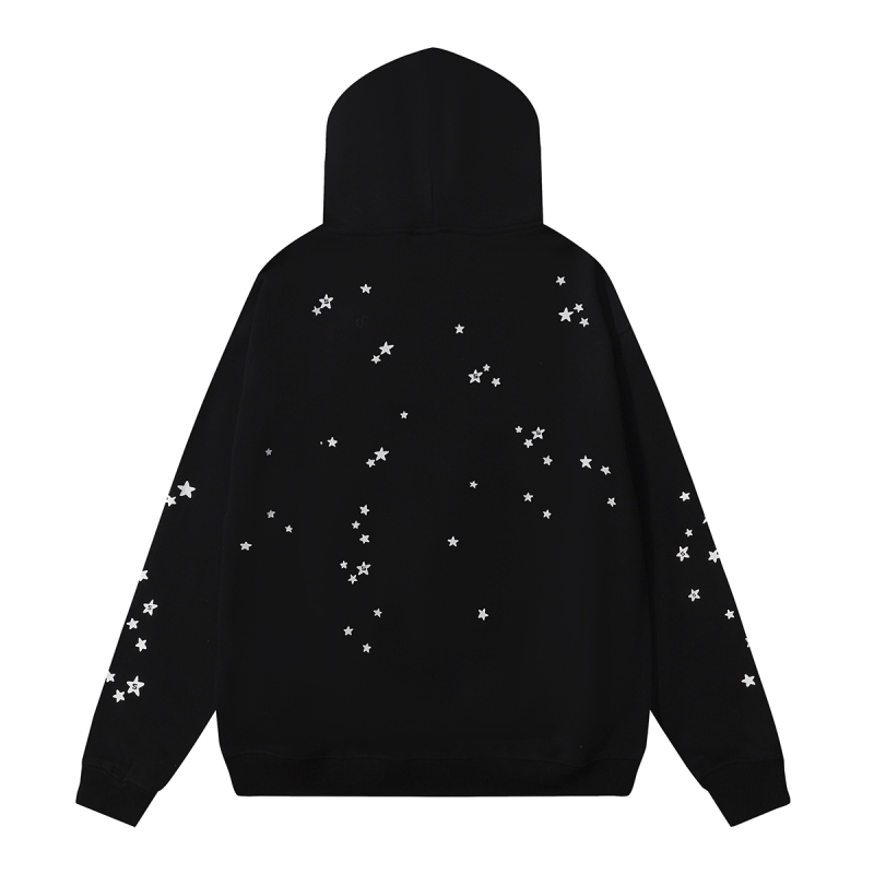 Sp5der Jeffery Hoodie & Sweatpant Set Black