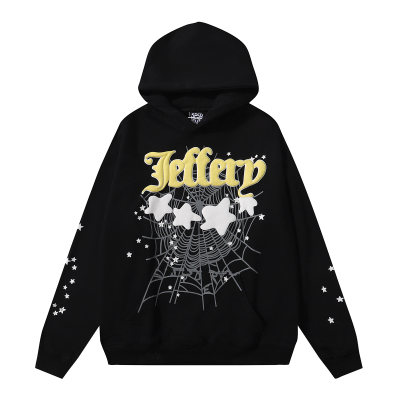 Sp5der Jeffery Hoodie & Sweatpant Set Black 02