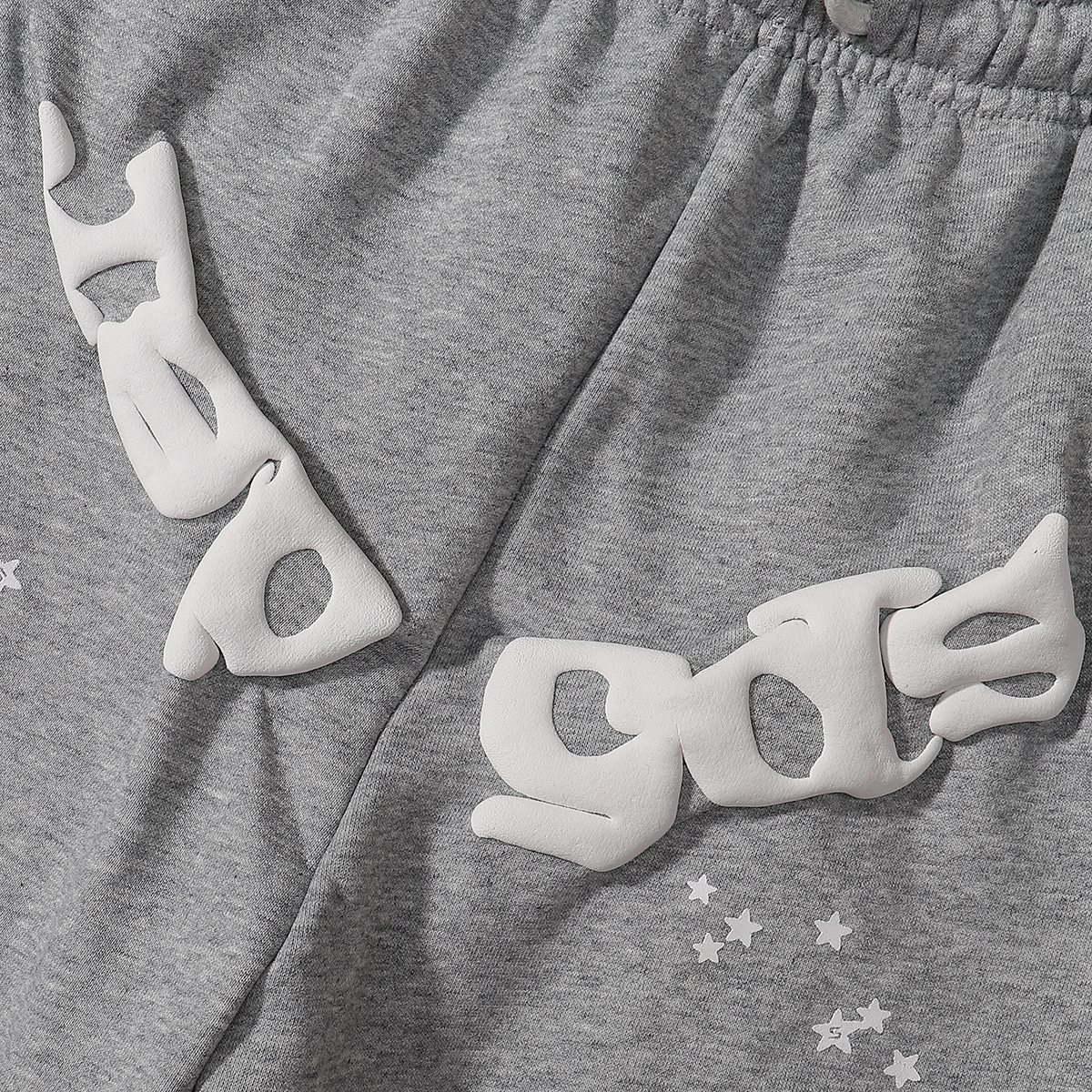 Coco Shoes Sp5der OG Web Hoodie & Sweatpant Set Grey