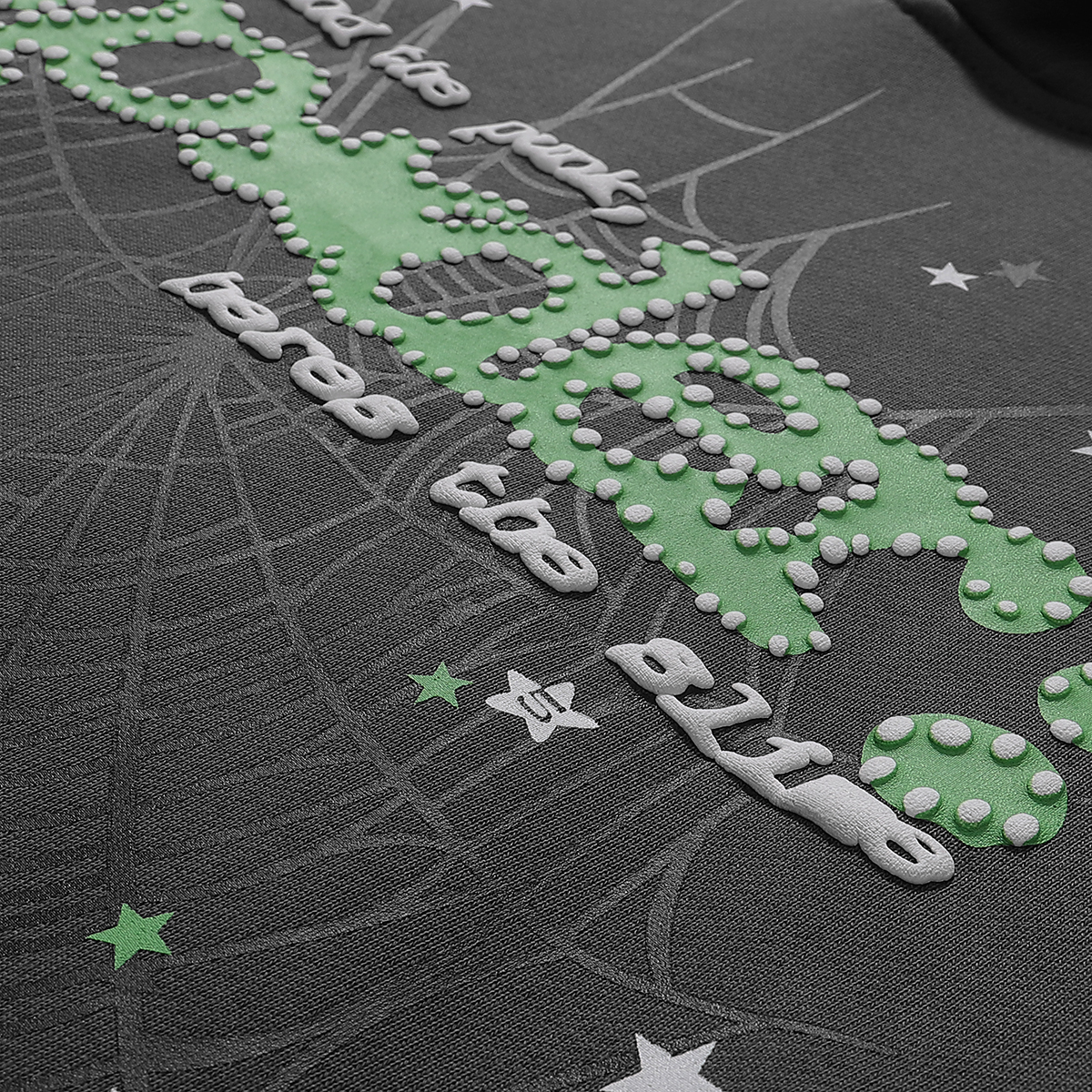 Sp5der Punk V2 Hoodie & Sweatpant Set Slate Grey