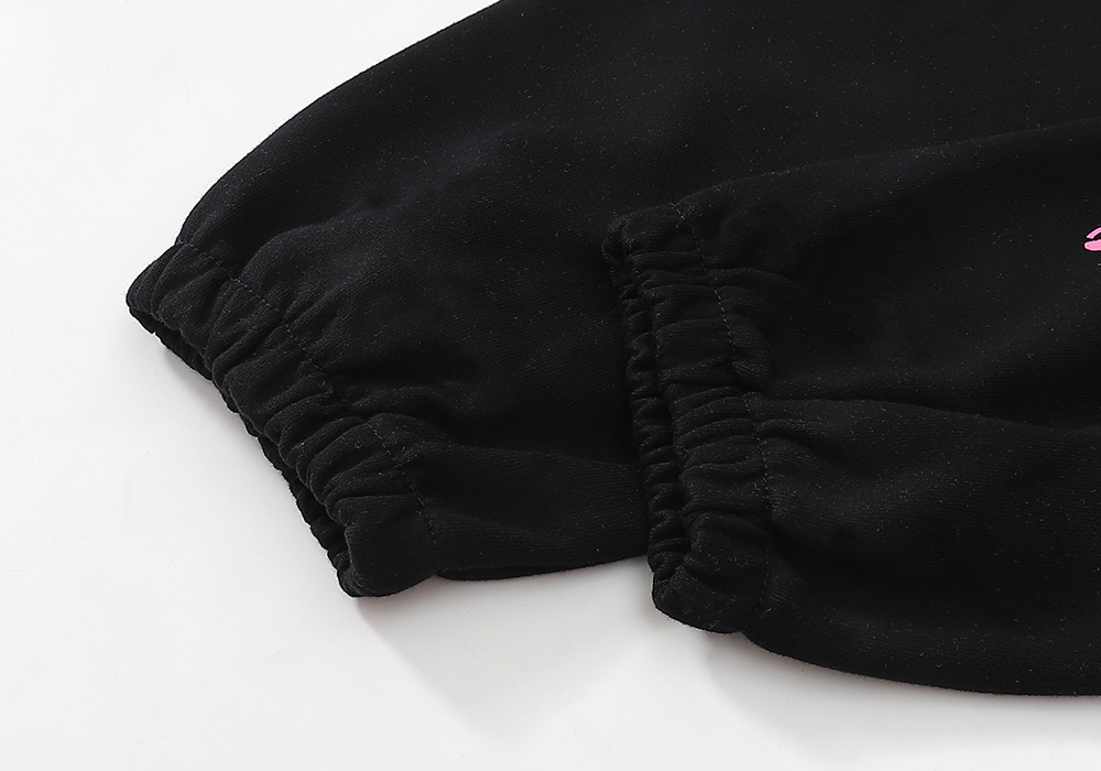 Sp5der Young Thug Punk Hoodie & Sweatpant Set Black