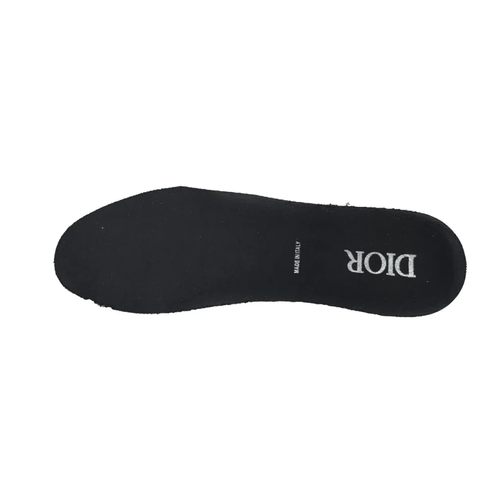 Dior B30 Round Head Logo Sneakers Patent Leather Gray