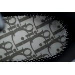 Dior B30 Round Head Logo Sneakers Patent Leather Gray
