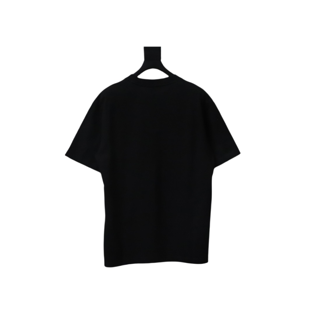 Louis Vuitton Jacquard Damier Short-Sleeved Cotton Crewneck Color Checkerboard