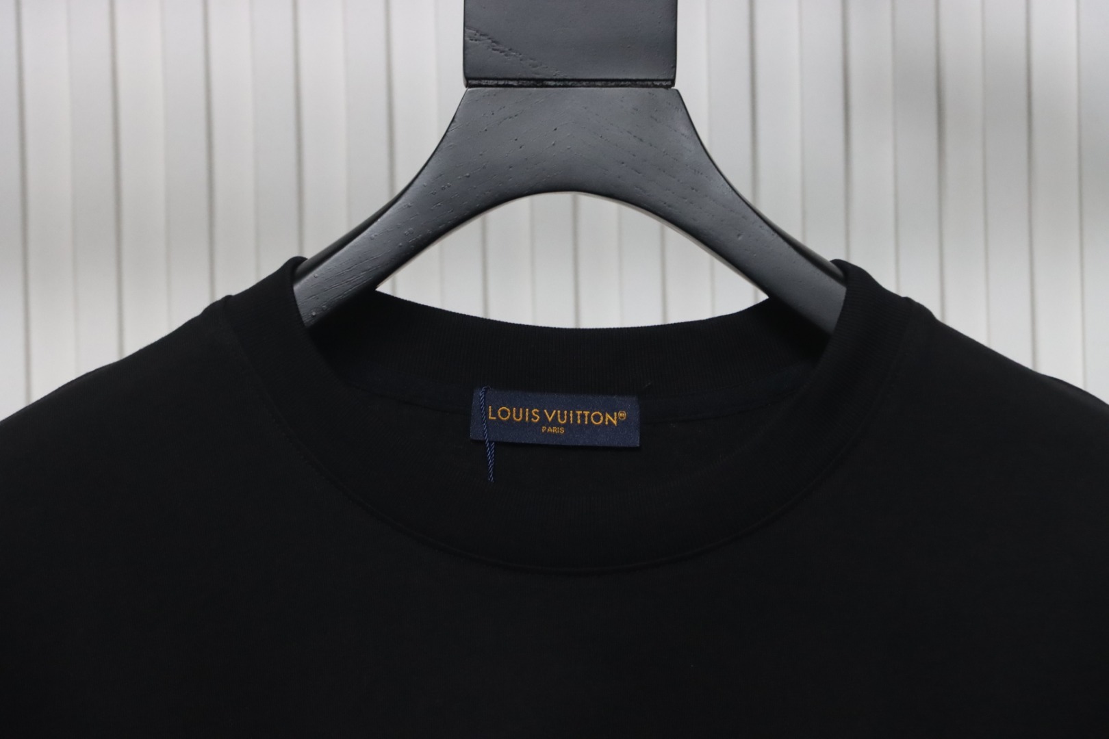 Louis Vuitton Jacquard Damier Short-Sleeved Cotton Crewneck Color Checkerboard