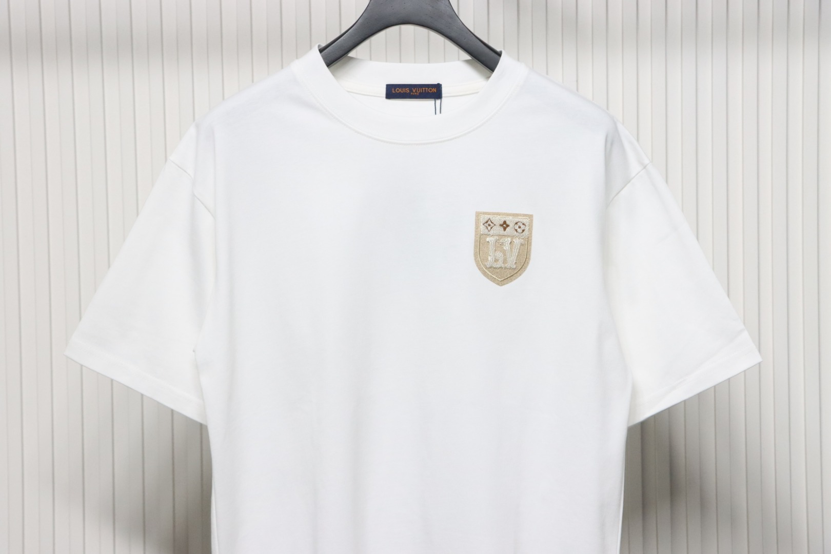 Coco Shoes Louis Vuitton Shield EmbroideryT-shirt White