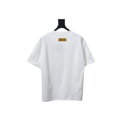 Coco Shoes Louis Vuitton Shield EmbroideryT-shirt White 02