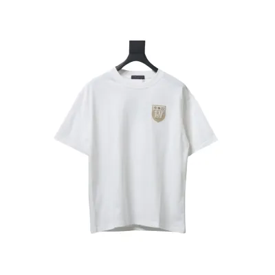 Louis Vuitton Shield EmbroideryT-shirt White 01